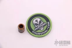 Copper Colored Titanium Two Grooved Bead