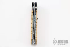 Custom D/A Auto - Damascus And Brain Coral 13 Custom D/A Auto - Damascus And Brain Coral -Knives at Knife Center 1646414679 4332