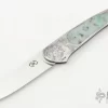 Engraved Interframe Lockback W/ Jade Inlays -Knives at Knife Center 1648044716 2277
