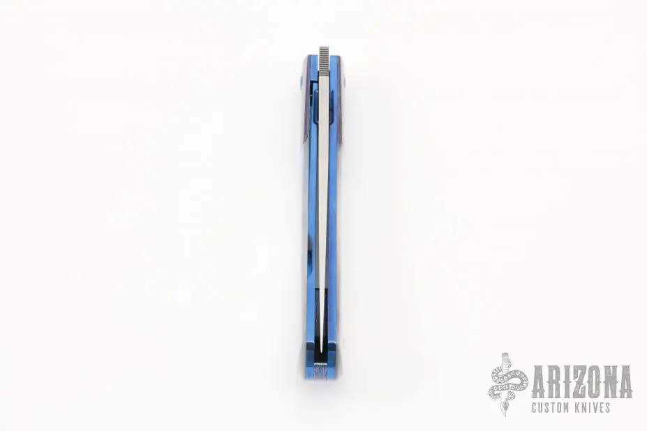 Trapper Front Flipper - Timascus And MOP 6 Trapper Front Flipper - Timascus And MOP - Image 4