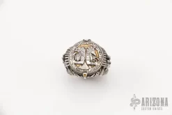 .925 Sterling Silver Pharoah Ring - Size 11.5