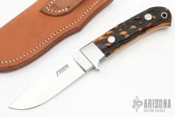 Drop Point Hunter - Amber Stag