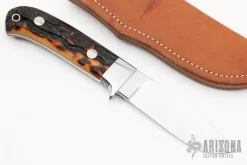 Drop Point Hunter - Amber Stag 6 Drop Point Hunter - Amber Stag -Knives at Knife Center 1653576019 5908