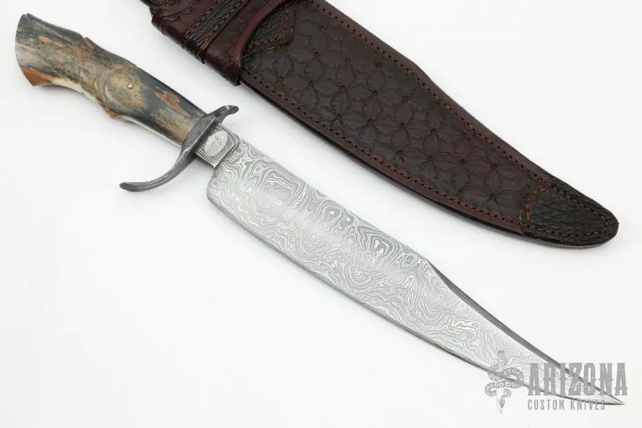 Walrus Ivory Fighting Bowie 4 Walrus Ivory Fighting Bowie - Image 2