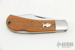 Jigged Paper Micarta Lockback -Knives at Knife Center 1657052002 6790