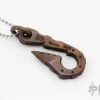 Copper Hook Pendant W/ Ball Chain 2 Copper Hook Pendant W/ Ball Chain -Knives at Knife Center 1659971403 3056