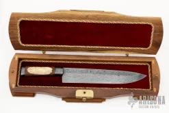 Japanese Styled Chef Knife W/ Carved Presentation Case 10 Japanese Styled Chef Knife W/ Carved Presentation Case -Knives at Knife Center 1661875584 5042