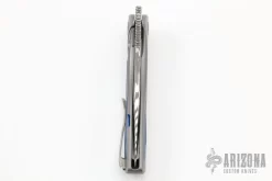 Apex Front Flipper - Tanto - Grey/Blue - Damasteel 9 Apex Front Flipper - Tanto - Grey/Blue - Damasteel -Knives at Knife Center 1663945219 8024