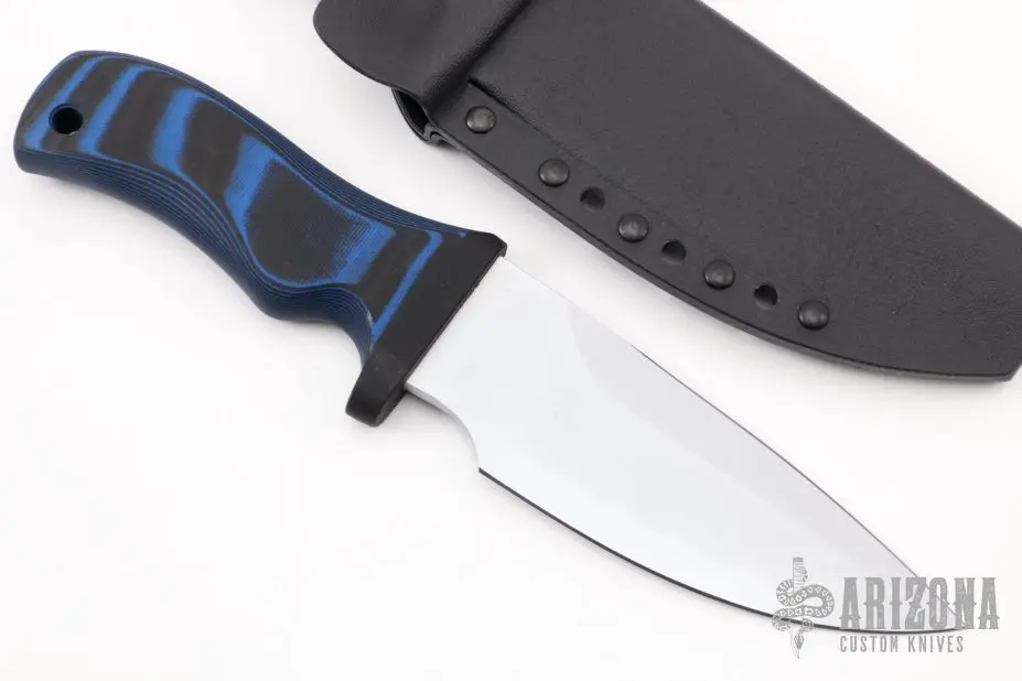 Mad Dog Knives "Voodoo Frog" T3 Choil Black & Blue Composite Handle 4 Mad Dog Knives "Voodoo Frog" T3 Choil Black & Blue Composite Handle - Image 2