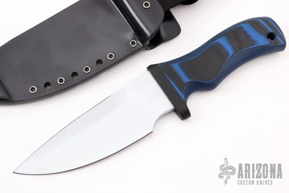 Mad Dog Knives "Voodoo Frog" T3 Choil Black & Blue Composite Handle 3 Mad Dog Knives "Voodoo Frog" T3 Choil Black & Blue Composite Handle