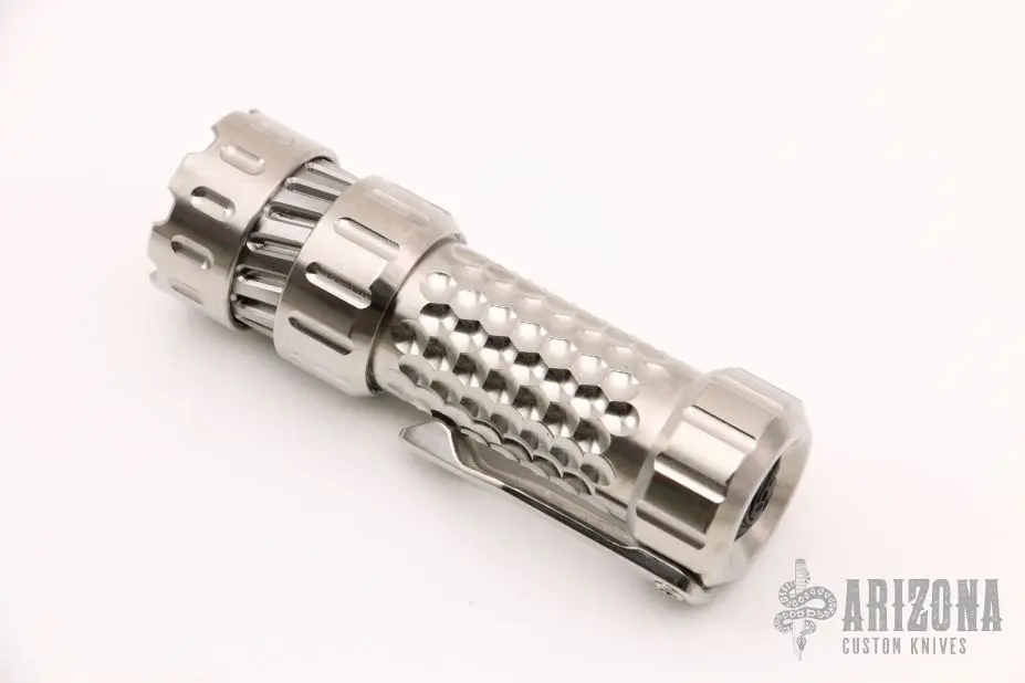 Mechtorch EDC Flashlight GEN2 - Titanium Raw 4 Mechtorch EDC Flashlight GEN2 - Titanium Raw - Image 2