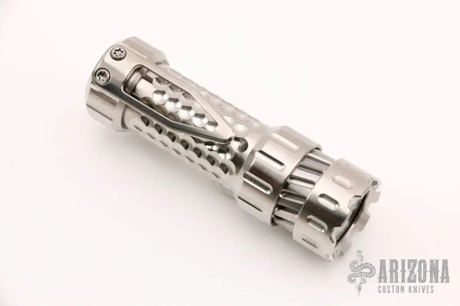 Mechtorch EDC Flashlight GEN2 - Titanium Raw 3 Mechtorch EDC Flashlight GEN2 - Titanium Raw