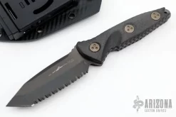 114M-3 DLCCFS Socom Alpha Mini T/E Signature Series Carbon Fiber DLC Full Serrated