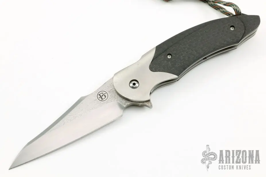 Technes Linerlock With Lightning Strike Carbon Fiber 3 Technes Linerlock With Lightning Strike Carbon Fiber