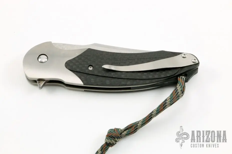 Technes Linerlock With Lightning Strike Carbon Fiber 5 Technes Linerlock With Lightning Strike Carbon Fiber - Image 3