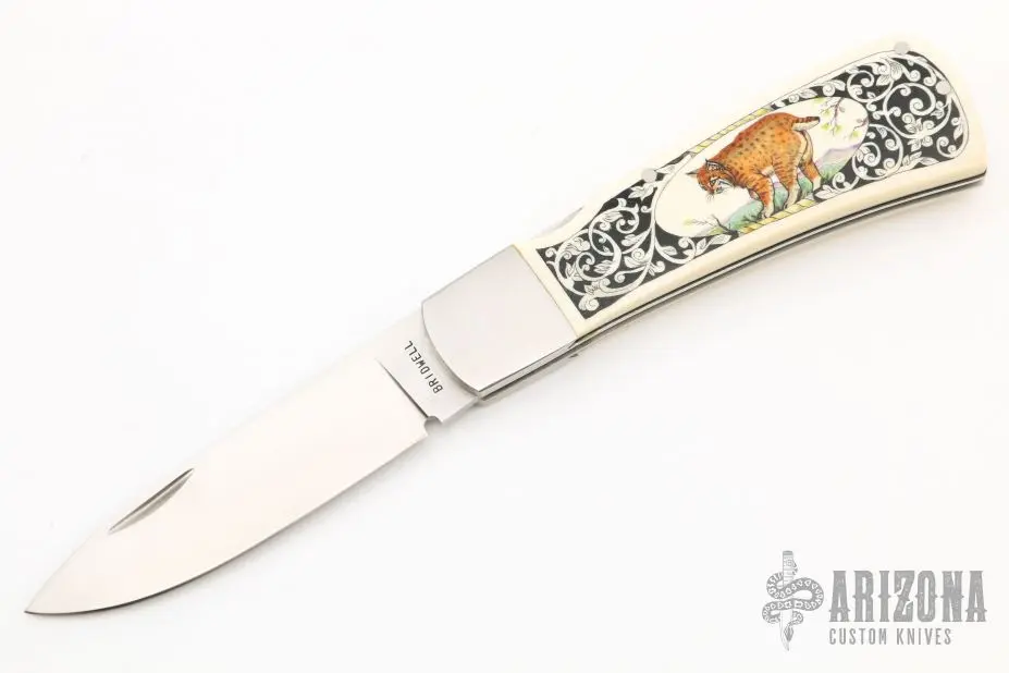 Scimshawed Lockback Hunter 3 Scimshawed Lockback Hunter