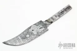 Damascus Skinner Blank