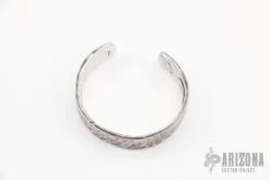 Jes MaHarry Hammered Sterling Silver Cuff Bracelet For 32 Bar Blues