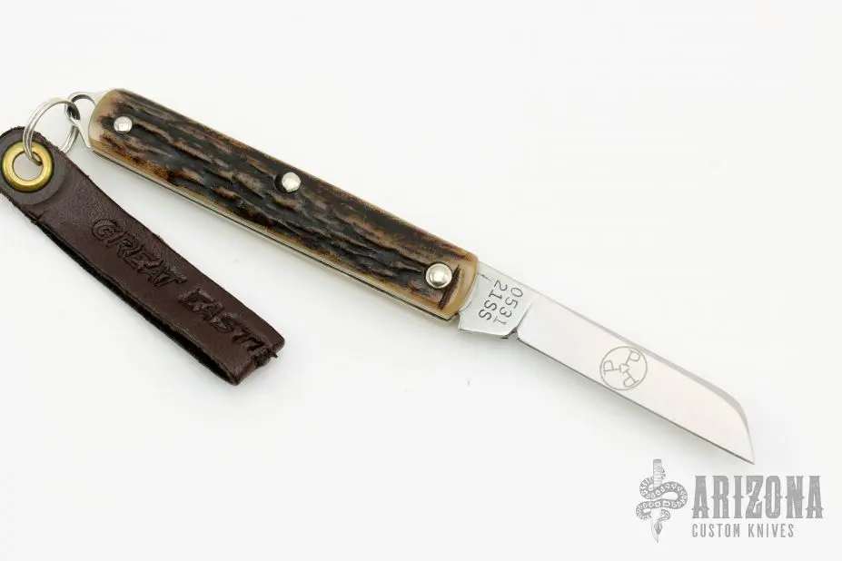 053121 Keychain Knife - Sambar Stag 4 053121 Keychain Knife - Sambar Stag - Image 2