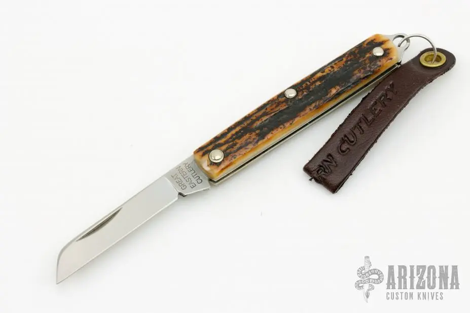 053121 Keychain Knife - Sambar Stag 3 053121 Keychain Knife - Sambar Stag