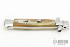 9" Swivel Bolster Auto - Honey Horn 8 9" Swivel Bolster Auto - Honey Horn -Knives at Knife Center 1675951442 1534