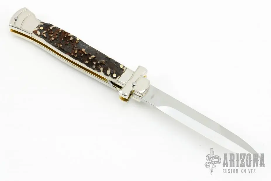 9" Maltese Cross Stiletto - Stag 4 9" Maltese Cross Stiletto - Stag - Image 2