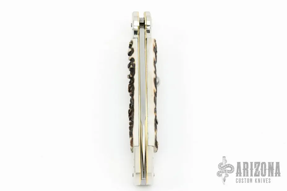 9" Maltese Cross Stiletto - Stag 6 9" Maltese Cross Stiletto - Stag - Image 4