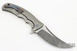 Sicario - Damascus Blade ZircuTi Clip 8 Sicario - Damascus Blade ZircuTi Clip -Knives at Knife Center 1676653758 8114