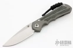 Small Inkosi - Black Canvas Micarta Inlays