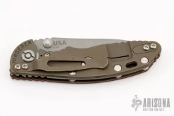 XM-18 3" Slicer Non Flipper Tri-Way Battle Bronze -Knives at Knife Center 1678469360 0657