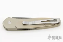 Newport Titanium Custom - Black Lip MOP/Damascus -Knives at Knife Center 1678727292 5355