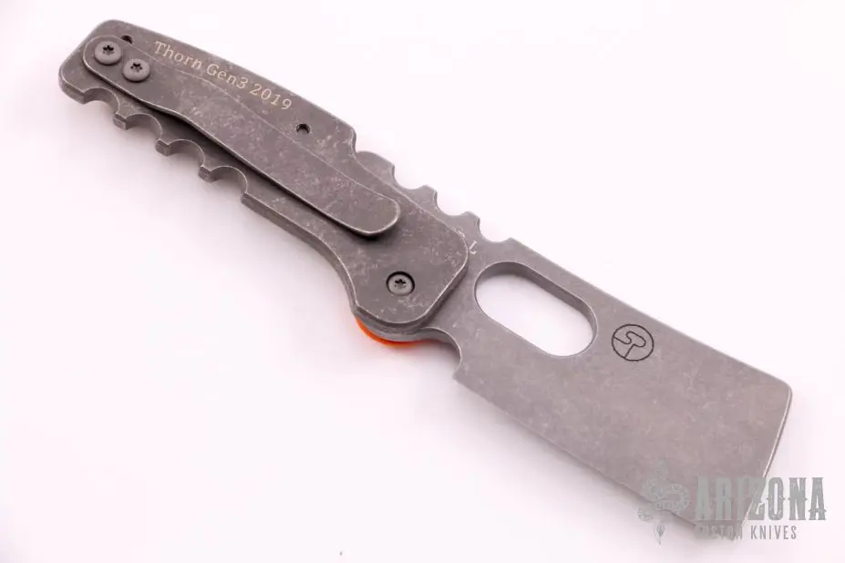 Custom Thorn Gen3 - Orange G-10 4 Custom Thorn Gen3 - Orange G-10 - Image 2